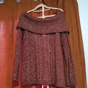 WhiteHouseBlackMarket off the shoulder sweater